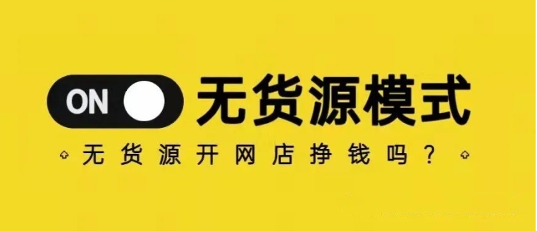 20241无货源网店还能赚钱吗?