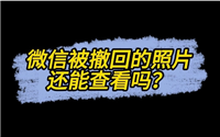 微信撤回的图片还能看到吗?苹果手机怎么看别人撤回的图?