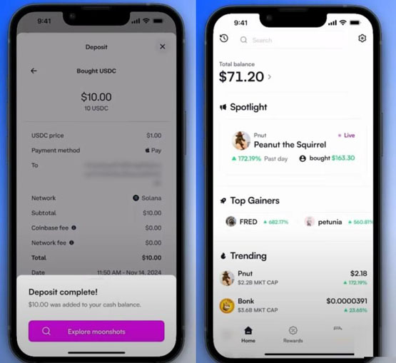 coinbase旗下onramp与apple pay整合!支持法币购买比特币、狗狗币等