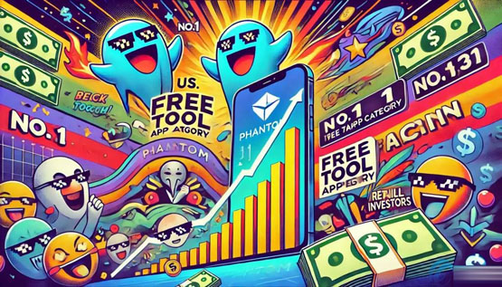 phantom成全美国最火热免费应用程序！meme热潮已经出圈？