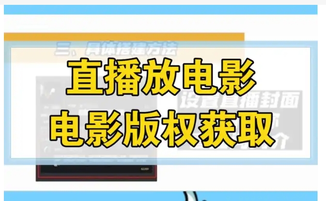 快手放映厅怎么直播放电影?需要版权吗?
