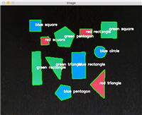 Opencv识别图片颜色并绘制轮廓实现代码示例