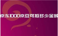 京东豆1000抵多少钱？如何使用？