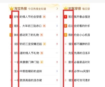 淘宝热搜词排行榜在哪里看？怎么打开？