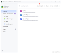 PyCharm进行Django项目开发环境搭建