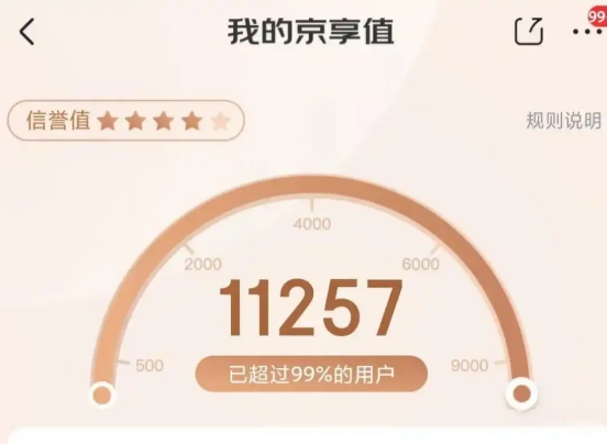 京享值6000什么级别?算是京东优质客户吗?