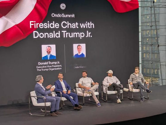 小特朗普出席ondo峰会！wlf拟建立战略代币储备 斥资47万美元买入ondo