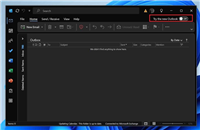 Win11/Win10怎么隐藏 Outlook经典版Try new Outlook按钮?