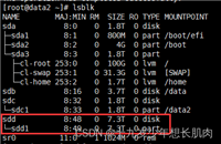 Linux服务器挂载新硬盘方式