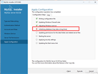 MySQL安装时initializing database失败的问题解决