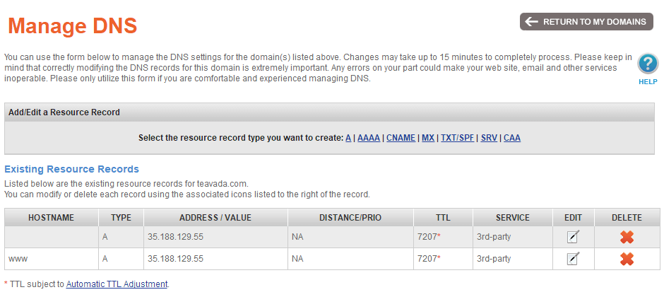 namesiloa记录siteground