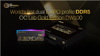 全球首款双档EXPO配置内存! 佰维发布DW100 OCLAB联名款