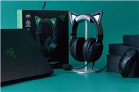 雷蛇北海巨妖萌猫版 V2 / BT 头戴式耳机黑白配色版国行上架: 799元