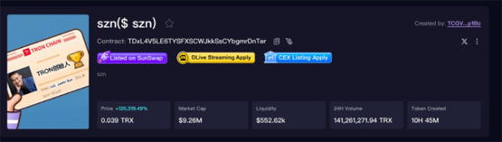 孙宇晨：全面挥军meme、交易就补贴！生态代币szn、trx、htx、usdd齐拉涨