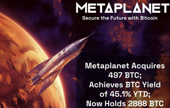 日版微策略metaplanet再度购入497枚比特币！一年内股价上涨1740%
