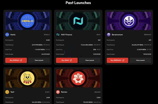 ramen finance推出双模式launchpad！能助推熊链berachain打新潮吗