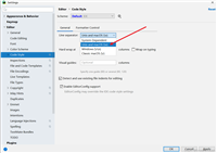 PyCharm如何设置新建文件默认为LF换行符
