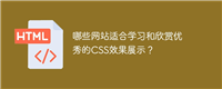 哪些网站适合学习和欣赏优秀的CSS效果展示?
