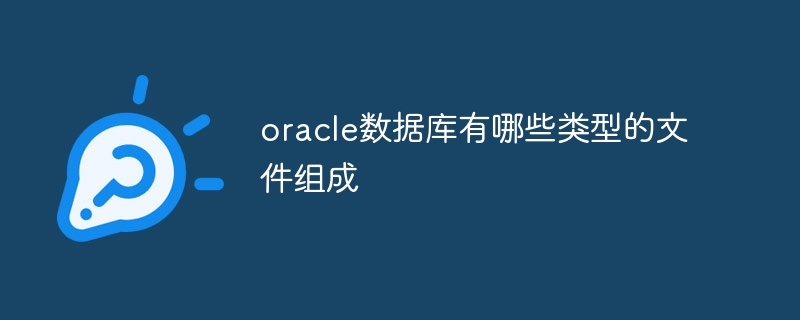 oracle数据库有哪些类型的文件组成