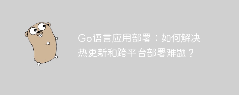 go语言应用部署：如何解决热更新和跨平台部署难题？
