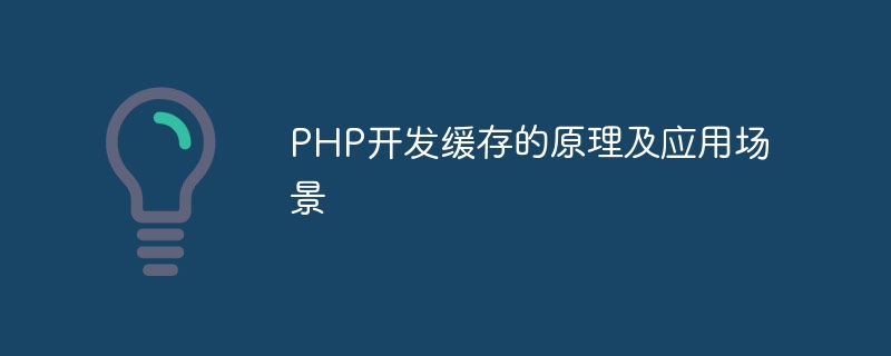 php开发缓存的原理及应用场景