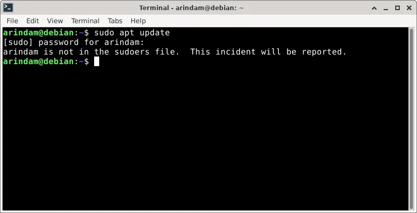 在 debian 中将用户添加到 sudoers 组的 2 种方法