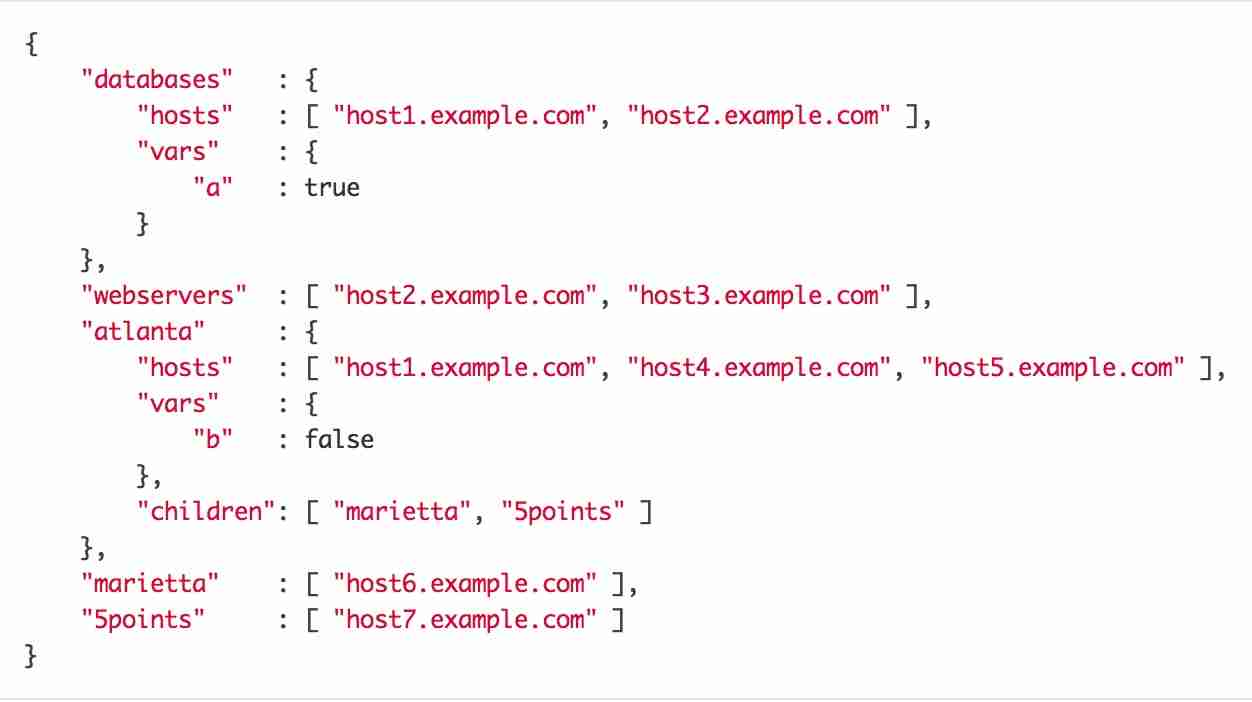 ansible dynamic inventory 介绍