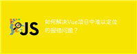 如何解决Vue项目中难以定位的报错问题?