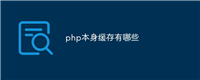 php本身缓存有哪些