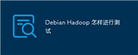 Debian Hadoop 怎样进行测试