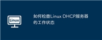 如何检查Linux DHCP服务器的工作状态