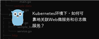 Kubernetes环境下，如何可靠地关联Web微服务和日志微服务？