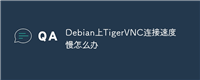 Debian上TigerVNC连接速度慢怎么办