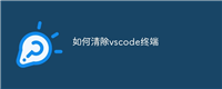 如何清除vscode终端