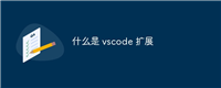 什么是 vscode 扩展