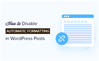 如何禁用 WordPress 帖子中的自动格式化