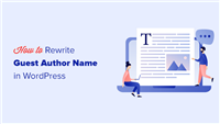 如何在 WordPress 中使用自定义字段重写来宾作者姓名