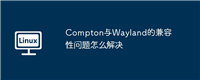 Compton与Wayland的兼容性问题怎么解决