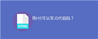 用H5可以写JS代码吗?
