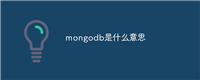 mongodb是什么意思