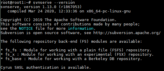 linux搭建svn服务器详细教程