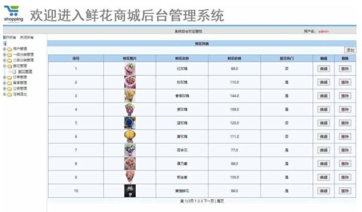 java如何实现鲜花商城系统
