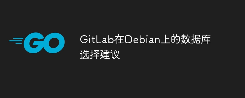gitlab在debian上的数据库选择建议