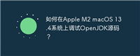 如何在Apple M2 macOS 13.4系统上调试OpenJDK源码？