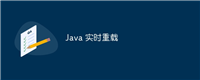 Java 实时重载