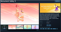 《纪念碑谷3》Steam页面 今年夏季发售
