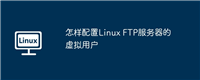 怎样配置Linux FTP服务器的虚拟用户