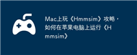 Mac上玩《Hmmsim》攻略,如何在苹果电脑上运行《Hmmsim》