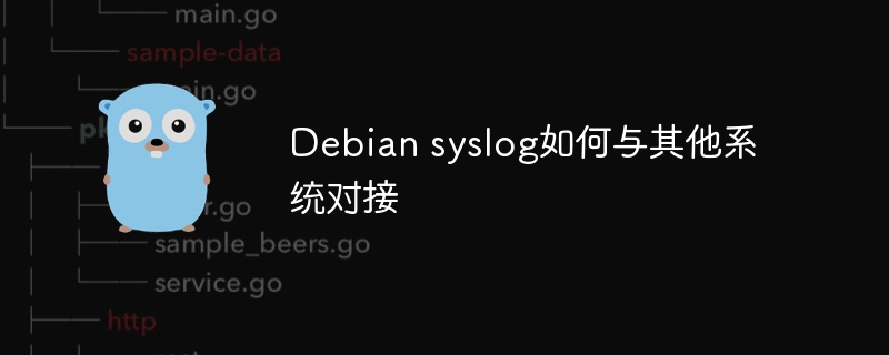 debian syslog如何与其他系统对接