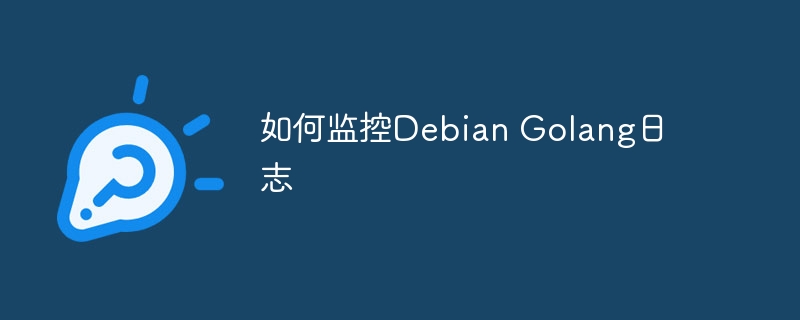 如何监控debian golang日志